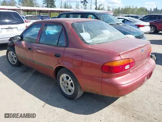 1998 Chevrolet Prizm Lsi with VIN 1Y1SK5285WZ433722, listed as a IAAI auction lot 42093955 with 1 mi miles. Bid and sale history available at carsss.com. Image 3.