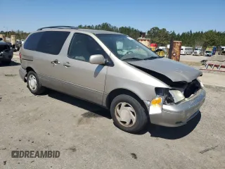 2001 Toyota Sienna LE with VIN 4T3ZF13C21U354682, listed as a Copart auction lot 50474715 with 119,844 mi miles and Salvage Title. Bid and sale history available at carsss.com. Image 4.