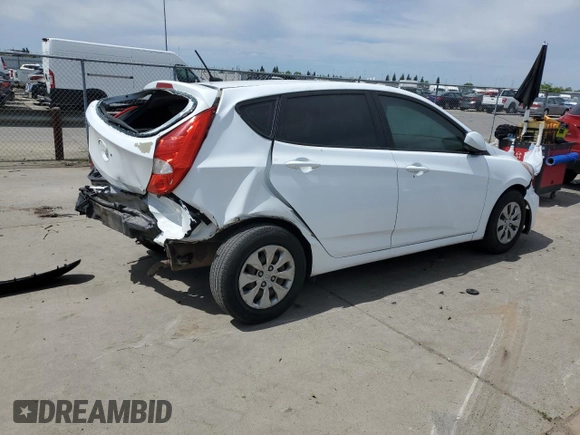 2017 Hyundai Accent SE with VIN KMHCT5AE1HU343234, listed as a Copart auction lot 52743965 with 268,125 mi miles and Clean Title. Bid and sale history available at carsss.com. Image 3.