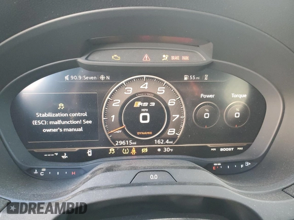 2017 Audi RS 3 z VIN WUABWGFF6H1900194, wystawiony jako Copart lot #70787422 z przebiegiem 29 615 mil mil oraz . Historia ofert i sprzedaży dostępna na DreamBid. Obrazek 9.