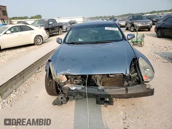 2005 Infiniti G35 Coupe with VIN JNKCV54E85M403143, listed as a Copart auction lot 64476634 with 206,226 mi miles and Salvage Title. Bid and sale history available at carsss.com. Image 11.