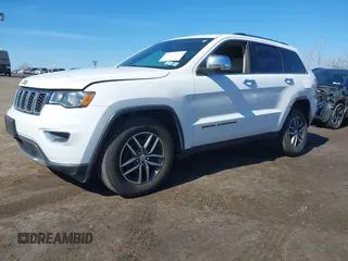 2017 Jeep Grand Cherokee Limited with VIN 1C4RJFBG6HC754452, listed as a IAAI auction lot 42036894 with 52,563 mi miles. Bid and sale history available at carsss.com. Image 2.