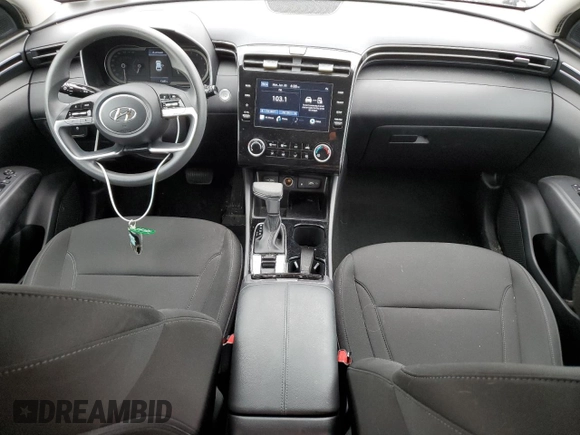 2023 Hyundai Tucson SEL with VIN 5NMJBCAE5PH186784, listed as a Copart auction lot 62896985 with 13,633 mi miles and Salvage title. Bid and sale history available at DreamBid. Image 8.