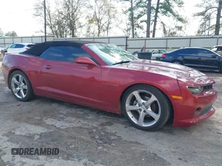 2015 Chevrolet Camaro LT with VIN 2G1FF3D37F9275788, listed as a IAAI auction lot 41109936 with 87,198 mi miles. Bid and sale history available at carsss.com. Image 1.