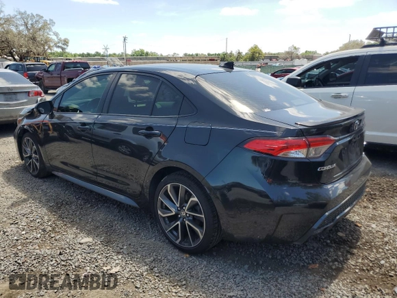 2020 Toyota Corolla SE with VIN JTDS4RCE8LJ039636, listed as a Copart auction lot 51976705 with 89,468 mi miles and Non Repairable. Bid and sale history available at carsss.com. Image 2.