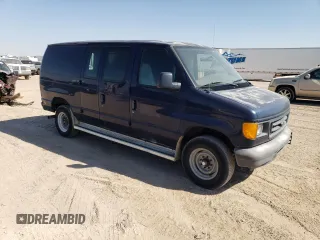 2005 Ford Econoline Cargo with VIN 1FTNE24L55HA05288, listed as a Copart auction lot 75017754 with 197,889 mi miles and Salvage Title. Bid and sale history available at carsss.com. Image 4.