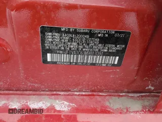 2021 Subaru WRX Premium z VIN JF1VA1C63M9817091, wystawiony jako Copart lot #45884975 z przebiegiem 45 613 mil mil oraz Tytuł czysty. Historia ofert i sprzedaży dostępna na DreamBid. Obrazek 14.