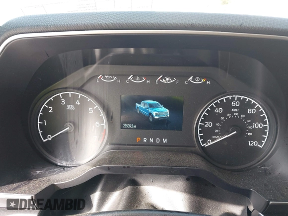 2023 Ford F-150 XL with VIN 1FTEX1CP9PKF91606, listed as a IAAI auction lot 42124058 with 23,535 mi miles and . Bid and sale history available at DreamBid. Image 7.
