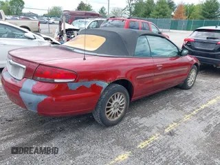 2005 Chrysler Sebring Touring with VIN 1C3EL55RX5N690534, listed as a IAAI auction lot 42131349 with 120,040 mi miles and . Bid and sale history available at DreamBid. Image 4.