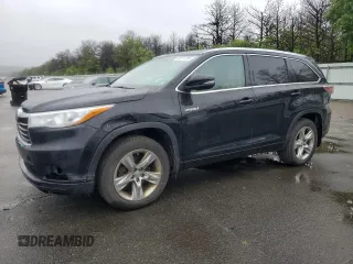 2014 Toyota Highlander Limited with VIN 5TDDCRFHXES005737, listed as a Copart auction lot 58211295 with 168,401 mi miles and Salvage title. Bid and sale history available at DreamBid. Image 1.
