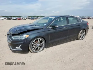 2019 Ford Fusion Titanium with VIN 3FA6P0D97KR205466, listed as a Copart auction lot 65434375 with 69,829 mi miles and Clean title. Bid and sale history available at DreamBid. Image 1.