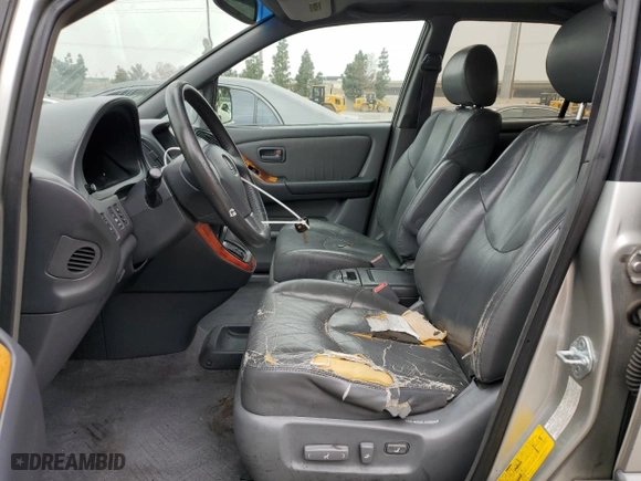 2000 Lexus RX 300 with VIN JT6HF10UXY0161842, listed as a Copart auction lot 47489685 with 238,714 mi miles and Salvage Title. Bid and sale history available at carsss.com. Image 7.
