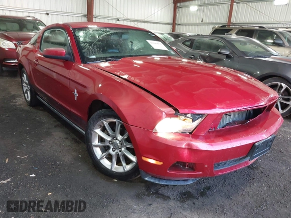 2010 Ford Mustang V6 with VIN 1ZVBP8AN8A5129893, listed as a IAAI auction lot 42189032 with 162,686 mi miles and . Bid and sale history available at DreamBid. Image 1.