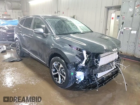 2023 Kia Sportage EX with VIN 5XYK33AF7PG124551, listed as a Copart auction lot 49976855 with 17,593 mi miles and Salvage Title. Bid and sale history available at carsss.com. Image 14.