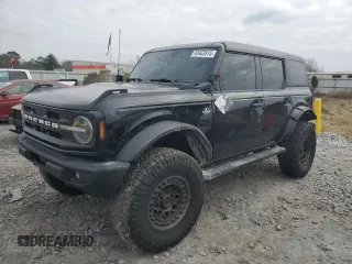 2023 Ford Bronco with VIN 1FMEE5DP5PLB85470, listed as a Copart auction lot 43462915 with 13,404 mi miles and Salvage Title. Bid and sale history available at DreamBid. Image 1.