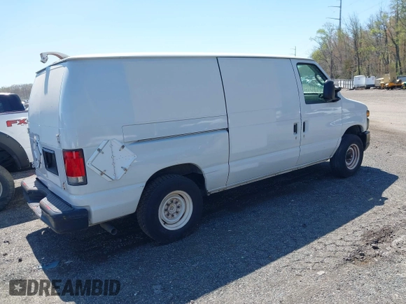2010 Ford Econoline Cargo Commercial z VIN 1FTNE1EW1ADA91221, wystawiony jako IAAI lot #41306156 z przebiegiem 154 172 mil mil oraz . Historia ofert i sprzedaży dostępna na DreamBid. Obrazek 4.