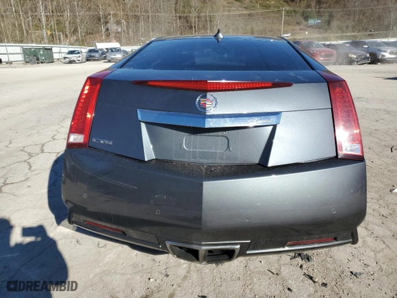 2011 Cadillac CTS Coupe Premium with VIN 1G6DS1ED0B0134574, listed as a Copart auction lot 80052164 with 131490 miles and Salvage Title. Bid and sale history available at carsss.com. Image 6.