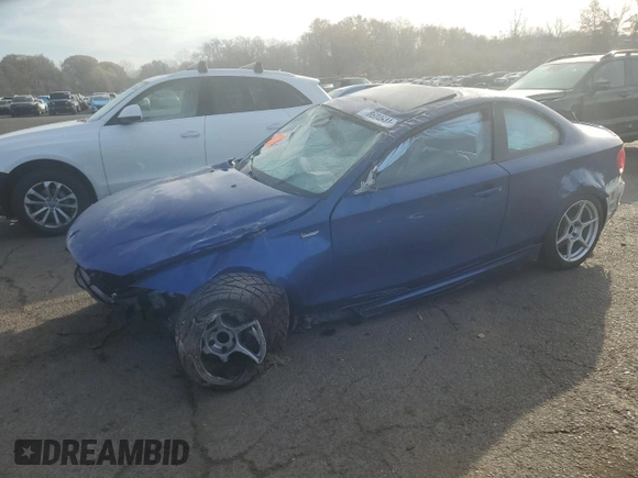 2012 BMW 1 Series 135i with VIN WBAUC9C51CVM12257, listed as a Copart auction lot 78604644 with Not provided miles and Salvage title. Bid and sale history available at DreamBid. Image 1.