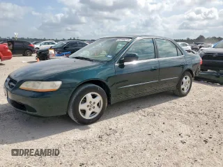 2000 Honda Accord EX с VIN 1HGCG1655YA090500, выставлен на аукционе Copart как лот 57306215 с пробегом 140 080 миль миль и Списание • Salvage title. История ставок и продаж доступна на DreamBid. Изображение 1.
