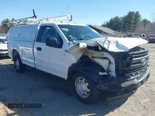 2018 Ford F-150 XL with VIN 1FTMF1EB1JKF31147, listed as a IAAI auction lot 41835268 with 94,337 mi miles. Bid and sale history available at carsss.com. Image 1.