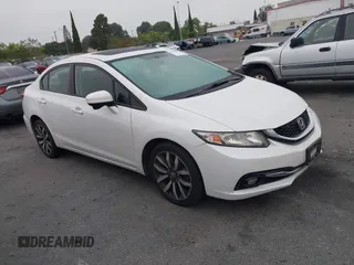 2015 Honda Civic EX-L z VIN 19XFB2F9XFE205007, wystawiony jako IAAI lot #42301575 z przebiegiem 129 268 mil mil oraz . Historia ofert i sprzedaży dostępna na DreamBid. Obrazek 1.