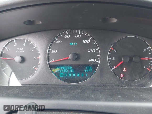 2007 Chevrolet Impala LT with VIN 2G1WC58R679262387, listed as a IAAI auction lot 41971223 with 141,452 mi miles and . Bid and sale history available at DreamBid. Image 7.
