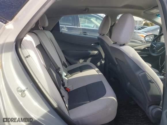 2021 Chevrolet Bolt EV LT with VIN 1G1FY6S09M4101600, listed as a Copart auction lot 43694675 with 25,034 mi miles and Salvage Title. Bid and sale history available at carsss.com. Image 10.