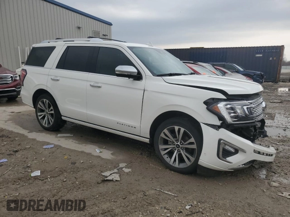 2020 Ford Expedition Platinum z VIN 1FMJU1MT1LEA62819, wystawiony jako Copart lot #53682505 z przebiegiem 54 495 mil mil oraz Szkoda całkowita • Salvage title. Historia ofert i sprzedaży dostępna na DreamBid. Obrazek 4.