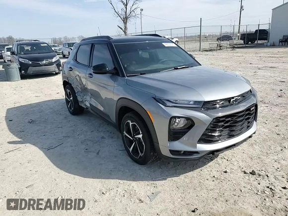 2023 Chevrolet TrailBlazer RS with VIN KL79MTSL7PB100578, listed as a Copart auction lot 49632745 with 12,508 mi miles and Salvage Title. Bid and sale history available at DreamBid. Image 12.