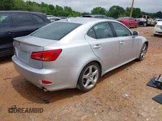 2007 Lexus IS 250 with VIN JTHBK262572025304, listed as a IAAI auction lot 42354763 with 62,083 mi miles and . Bid and sale history available at DreamBid. Image 4.