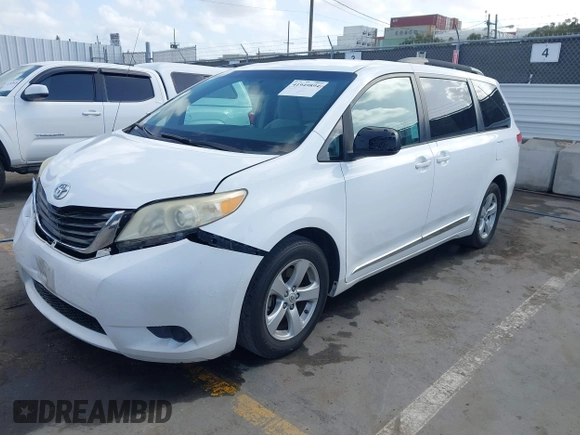 2012 Toyota Sienna LE AAS with VIN 5TDKK3DC6CS246447, listed as a IAAI auction lot 41949894 with 184,656 mi miles and . Bid and sale history available at DreamBid. Image 17.