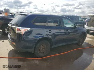 2014 Mitsubishi Outlander ES with VIN JA4AD2A32EZ007803, listed as a Copart auction lot 47104045 with 140,385 mi miles and Salvage Title. Bid and sale history available at carsss.com. Image 3.