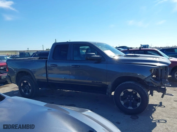 2019 Ram 1500 Rebel with VIN 1C6SRFET7KN861046, listed as a IAAI auction lot 41410878 with 110,626 mi miles. Bid and sale history available at carsss.com. Image 14.