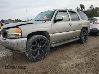 2003 GMC Yukon SLE z VIN 1GKEK13VX3R186471, wystawiony jako Copart lot #50139155 z przebiegiem Nie podano mil oraz Szkoda całkowita • Salvage title. Historia ofert i sprzedaży dostępna na DreamBid. Obrazek 1.