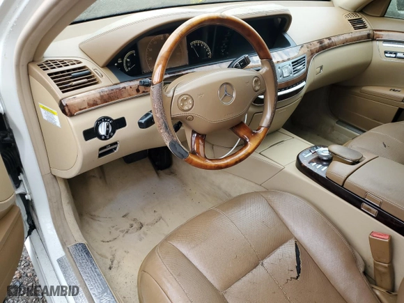 2008 Mercedes-Benz S-Class 5.5L V8 with VIN WDDNG71X08A182235, listed as a Copart auction lot 48294165 with 170,101 mi miles and Clean Title. Bid and sale history available at carsss.com. Image 8.