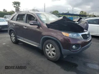 2012 Kia Sorento LX with VIN 5XYKT3A65CG303682, listed as a Copart auction lot 51541035 with 125,886 mi miles and Salvage Title. Bid and sale history available at DreamBid. Image 4.