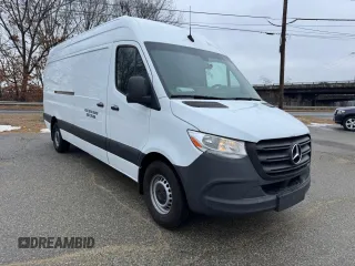 2022 Mercedes-Benz Sprinter Cargo with VIN W1Y4ECHY3NT091894, listed as a Copart auction lot 87173534 with 243,669 mi miles and Clean Title. Bid and sale history available at carsss.com. Image 1.