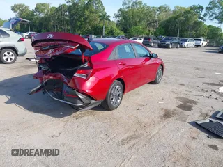 2024 Hyundai Elantra SEL with VIN KMHLM4DG3RU771313, listed as a IAAI auction lot 42389812 with 11,748 mi miles and . Bid and sale history available at DreamBid. Image 4.