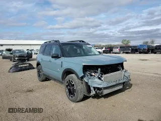 2023 Ford Bronco Sport Outer Banks with VIN 3FMCR9C69PRE09160, listed as a Copart auction lot 52485115 with 38,032 mi miles and Salvage title. Bid and sale history available at DreamBid. Image 12.
