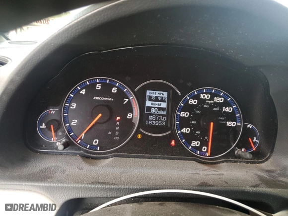 2007 Acura TSX with VIN JH4CL96807C008161, listed as a Copart auction lot 53359045 with 183,953 mi miles and Clean Title. Bid and sale history available at carsss.com. Image 9.