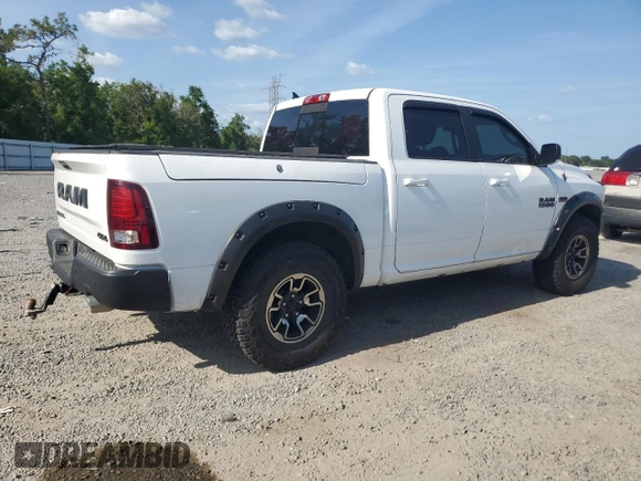 2016 Ram 1500 Rebel z VIN 1C6RR7YT7GS255707, wystawiony jako Copart lot #53700095 z przebiegiem 103 989 mil mil oraz Szkoda całkowita • Salvage title. Historia ofert i sprzedaży dostępna na DreamBid. Obrazek 3.