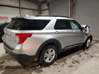 2020 Ford Explorer XLT with VIN 1FMSK8DH6LGB01388, listed as a Copart auction lot 45157325 with 34,452 mi miles and Salvage Title. Bid and sale history available at carsss.com. Image 3.