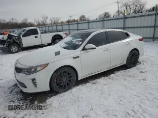 2018 Kia Optima SX with VIN 5XXGV4L27JG243793, listed as a Copart auction lot 45322665 with 88,448 mi miles and Salvage title. Bid and sale history available at DreamBid. Image 1.