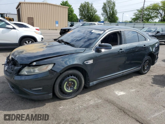 2010 Ford Taurus SHO with VIN 1FAHP2KT5AG105410, listed as a Copart auction lot 55343835 with Not provided miles and Salvage title. Bid and sale history available at DreamBid. Image 1.