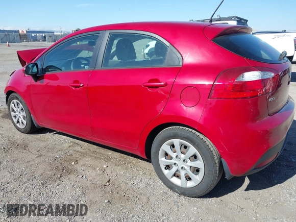 2015 Kia Rio LX with VIN KNADM5A30F6500710, listed as a IAAI auction lot 42049467 with 138,271 mi miles. Bid and sale history available at carsss.com. Image 3.