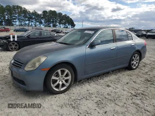 2005 Infiniti G35 Sedan with VIN JNKCV51E45M211447, listed as a Copart auction lot 49301135 with 196,652 mi miles and Non Repairable. Bid and sale history available at carsss.com. Image 1.