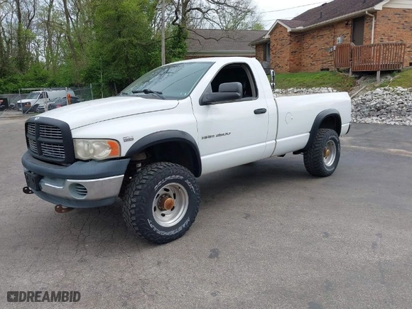 2003 Dodge Ram 2500 ST with VIN 3D7KU26DX3G717885, listed as a IAAI auction lot 42044011 with 149,752 mi miles. Bid and sale history available at carsss.com. Image 2.