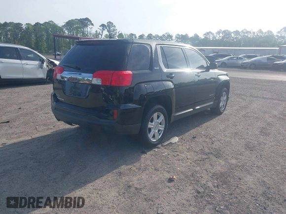 2016 GMC Terrain SLE with VIN 2GKALMEK3G6278975, listed as a IAAI auction lot 42113765 with 140,554 mi miles. Bid and sale history available at carsss.com. Image 4.