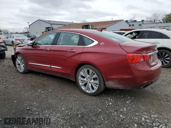 2018 Chevrolet Impala Premier with VIN 2G1125S33J9170355, listed as a Copart auction lot 51070625 with 107,899 mi miles and Salvage Title. Bid and sale history available at DreamBid. Image 2.