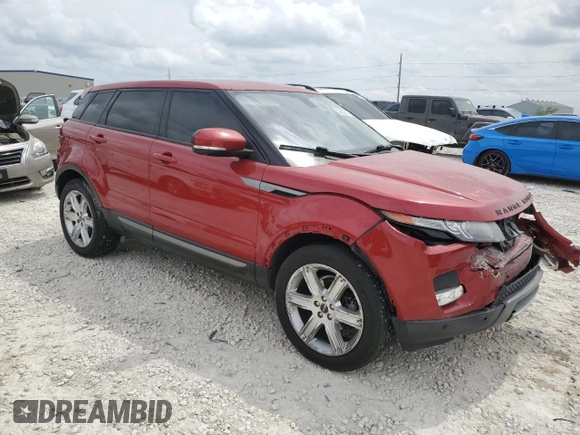 2012 Land Rover Range Rover Evoque Pure Premium with VIN SALVR2BG9CH676091, listed as a Copart auction lot 50383915 with 166,298 mi miles and Salvage Title. Bid and sale history available at carsss.com. Image 4.